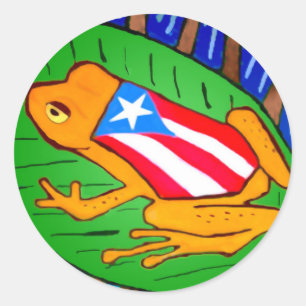 autocollant de Coqui-drapeau petit