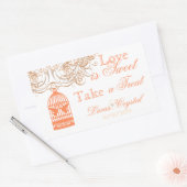 Autocollant de corail avec du charme de buffet de (Enveloppe)