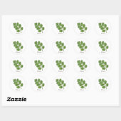 Autocollant de coriandre (Feuille)