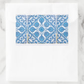 Autocollant de Cornflower Delft bleu et blanc (Sac)