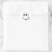 Autocollant de costume d'Halloween de chat fantôme (Sac)