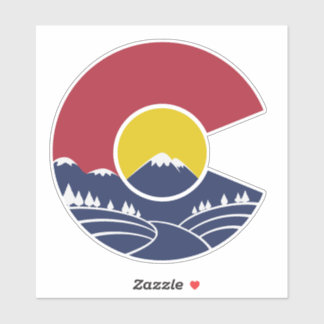 Autocollant de coupe de coutume du Colorado C de