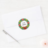 autocollant de couronne de christsmas (Enveloppe)