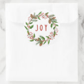 Autocollant de couronne de fêtes (Sac)