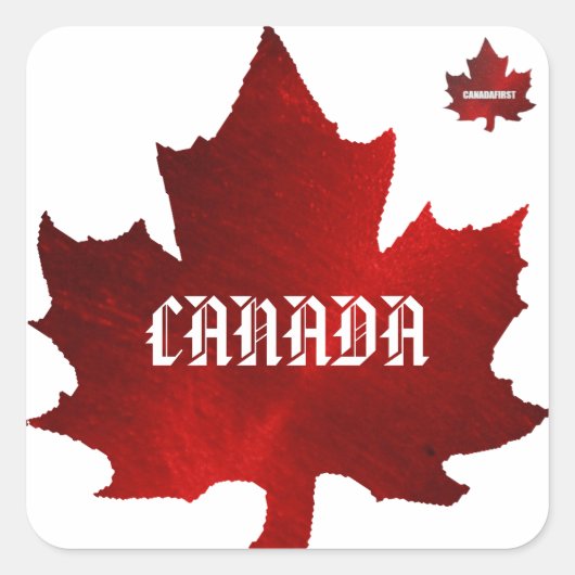 Autocollant de courrier CANADA (Devant)