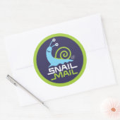 Autocollant de courrier d'escargot (Enveloppe)