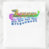 Autocollant de course de bateau dragon (Sac)