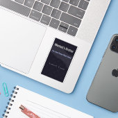 Autocollant de couverture de livre du frère de Mon (Ordinateur portable avec iPhone)