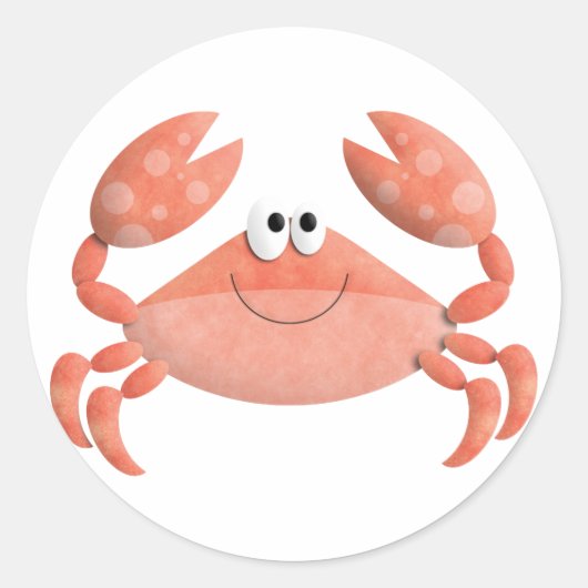 Autocollant de crabe (Devant)