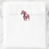Autocollant de Craft Abstrait Argenté Affûté (Sac)