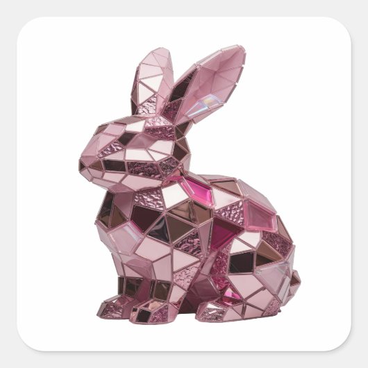 Autocollant de Craft Abstrait Rose Premium (Devant)