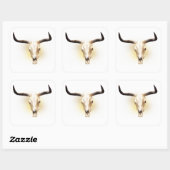 autocollant de crâne (Feuille)