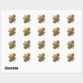 Autocollant de création argentée Sharp (Feuille)