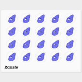 Autocollant de créature de fantasy Blue Kageko (Feuille)