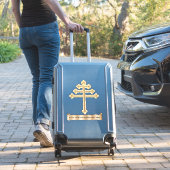 Autocollant de croix de l'Église maronite avec tex (Valise Insitu)