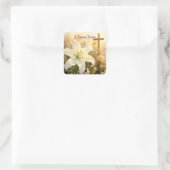 Autocollant de croix de Pâques joyeuse (Sac)