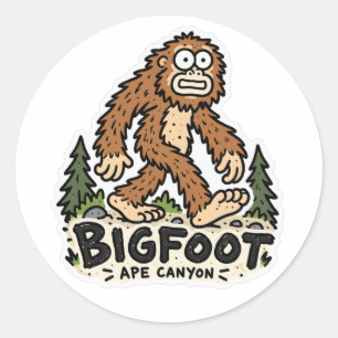 Autocollant de cryptide Bigfoot Ape Canyon Washing