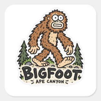 Autocollant de cryptide Bigfoot Ape Canyon Washing