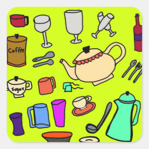 Autocollant de cuisine