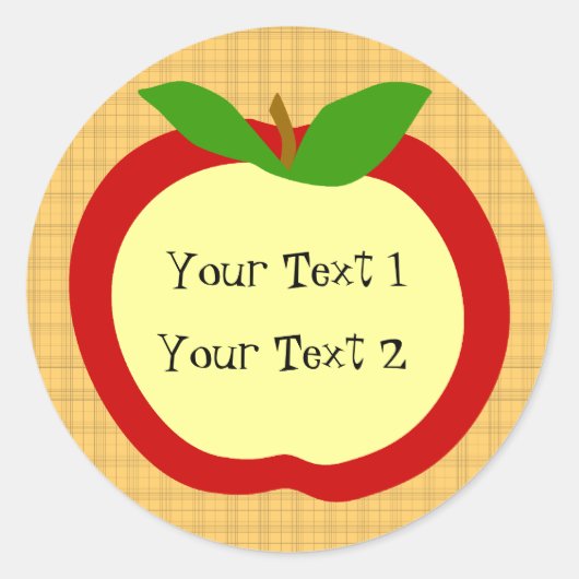 Autocollant de cuisine Apple Style Home (Devant)