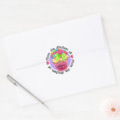 Autocollant de cuisine Valentine Cupcake (Enveloppe)