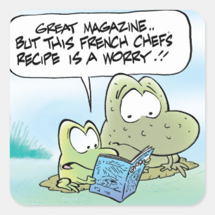 Autocollant de cuisses de grenouilles de marais