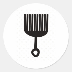 Autocollant de culture de cheveux afro-américain
