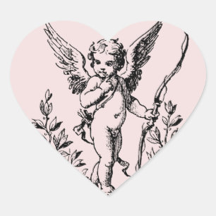 Autocollant de cupidon