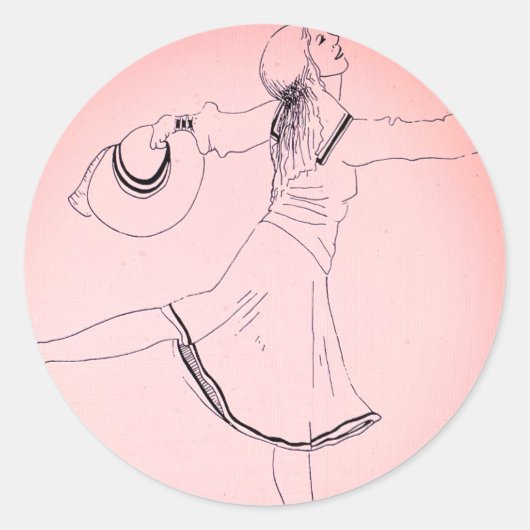 Autocollant de danseur (Devant)