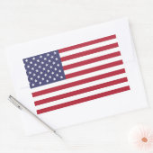 Autocollant de décalque de drapeau des Etats-Unis (Enveloppe)