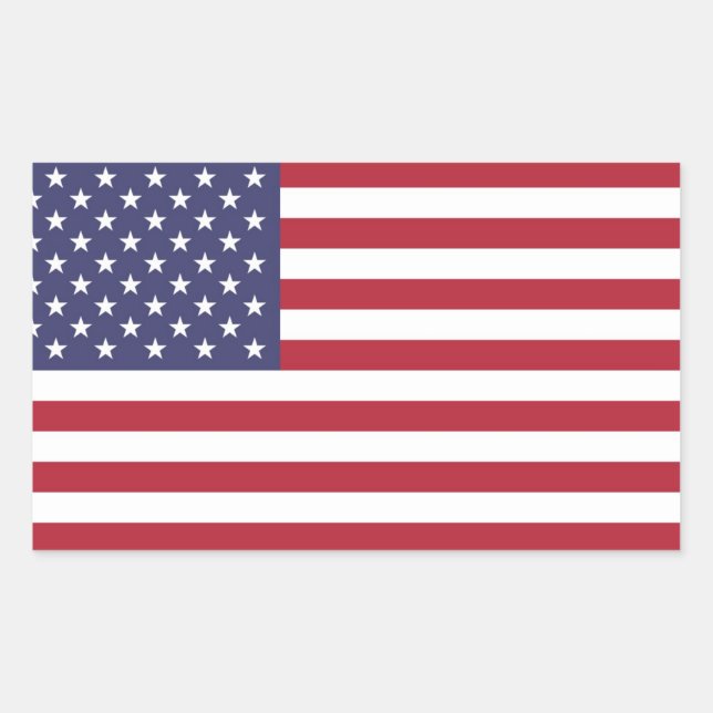 Autocollant de décalque de drapeau des Etats-Unis (Devant)