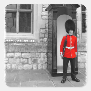 Autocollant de défilé de soldat de Londres