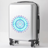 Autocollant de design Mandala ethnique (Sur valise)