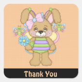 autocollant de dessin animé en Merci (Devant)