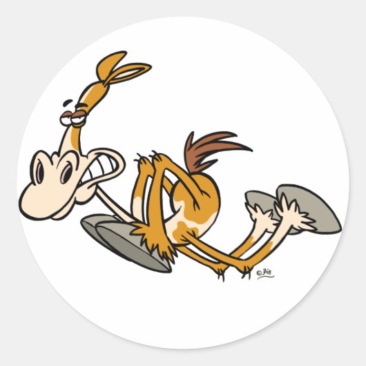 Autocollant de dessin animé Horse Power (Devant)