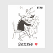 Autocollant de dessin de la saison 25-26 AYPO (Feuille)