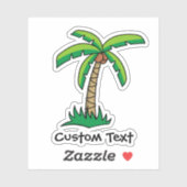 Autocollant de dessin Palm Tree (Feuille)