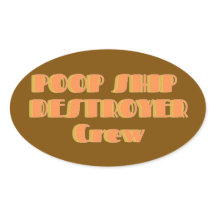 Autocollant de destroyer de merde