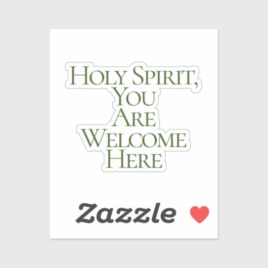 Autocollant de devis catholique (Feuille)