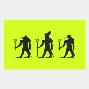Autocollant de dieux de lacrosse