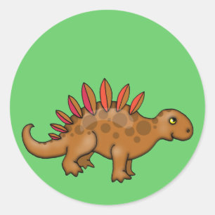Autocollant de dinosaure mignon pour enfants