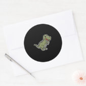 Autocollant de dinosaure T-Rex mignon – Dino de de (Enveloppe)