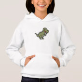 Autocollant de dinosaure T-Rex mignon – Dino de de (Devant)