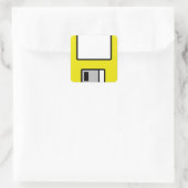 Autocollant de disquette personnalisable (Sac)