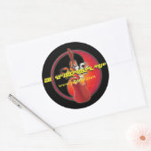 Autocollant de Dojo de dragon de guitare (Enveloppe)
