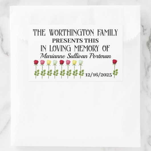 Autocollant de don (Sac)