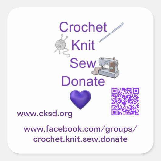 autocollant de don CKSD (Devant)