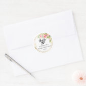 Autocollant de douche de mariée Texte modifiable (Enveloppe)