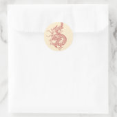 Autocollant de dragon chinois (Sac)
