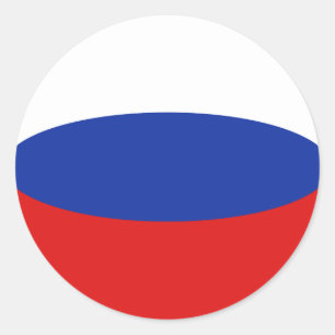 Autocollant de drapeau à objectif fisheye de Russi